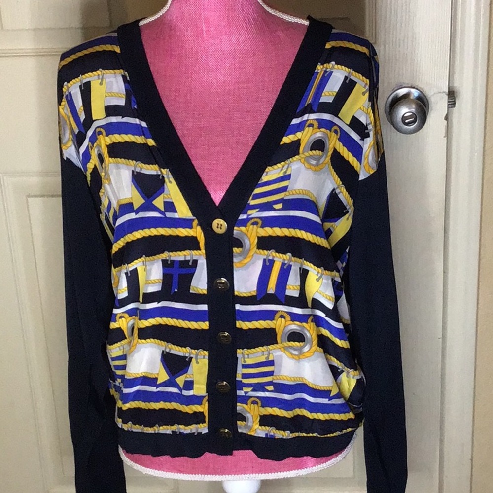 Celine Paris Cardigan Sweater